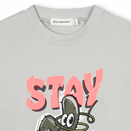 Футболка с принтом кактуса от бренда Billieblush Салатовый