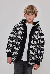 Куртка двусторонняя Letter print от бренда Boboli