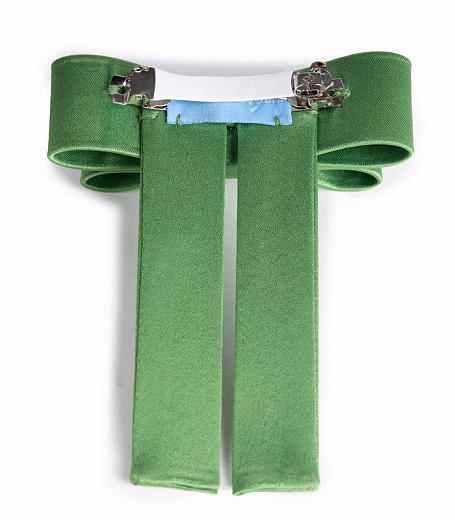 Бант «Подарок» зелёный от бренда Kosa do Poyasa