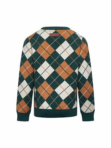 Джемпер Diamonds Green от бренда Trussardi