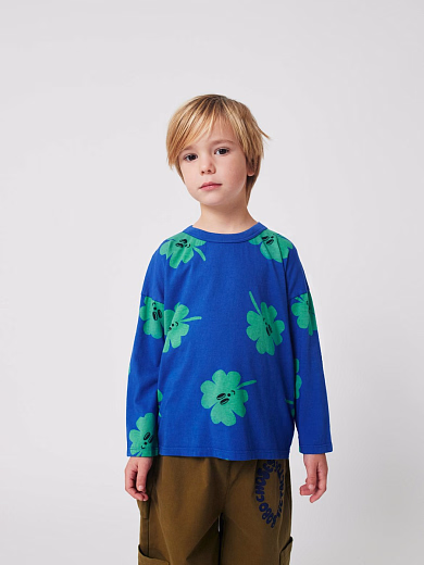 Лонгслив Lucky Clover all over от бренда Bobo Choses