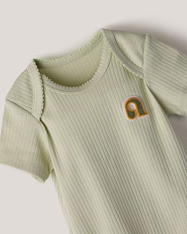 Набор боди в рубчик с коротким рукавом от бренда Anna Leon