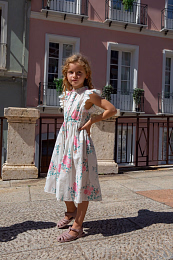 Платье Delphine Pink Roses от бренда C'ERA UNA VOLTA