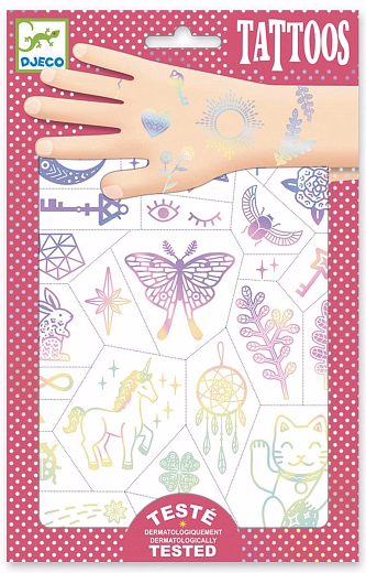 Татуировки «Украшения Бабочки» от бренда Djeco