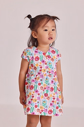 Платье и блумеры с принтом цветов от бренда Boboli