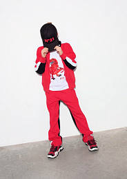 Футболка с принтом динозавра от бренда N°21 Белый Красный