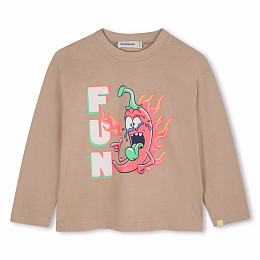 Футболка Fun от бренда Billieblush Бежевый