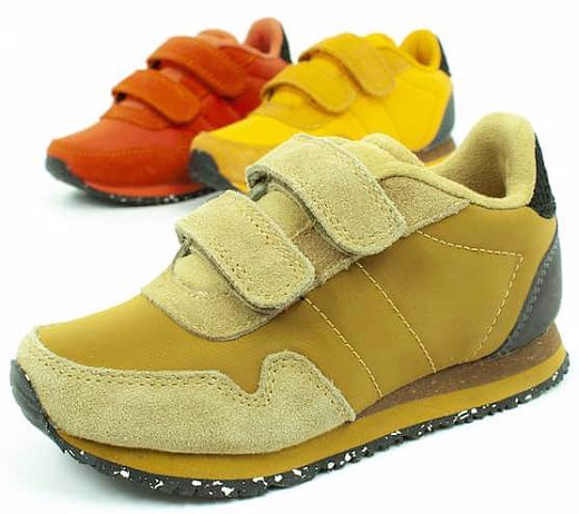 1Кроссовки Nor Suede Ecru Olive от бренда WODEN