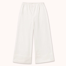 Штаны с подворотом белого цвета от бренда Tinycottons