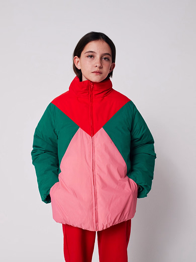Куртка Tic Tac Toe color block от бренда Bobo Choses