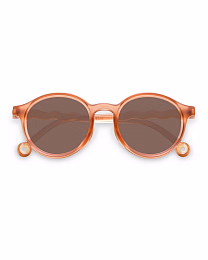 Очки KIDS Oval Sunglasses-Breakfast Art-Fig Pink от бренда Olivio and Co