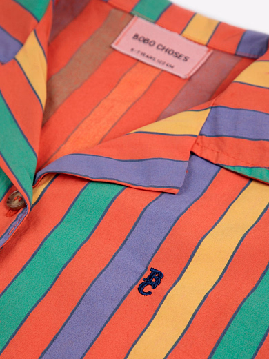 Рубашка Multicolor Stripes от бренда Bobo Choses