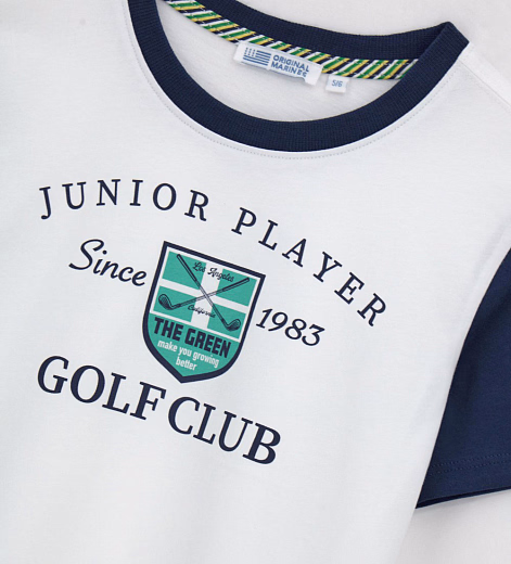 Футболка Golf Club от бренда Original Marines Молочный