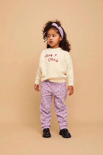Штаны Hearts Print от бренда Sproet & Sprout