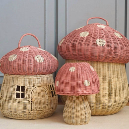 Лампа Мухомор Pink от бренда Olli Ella