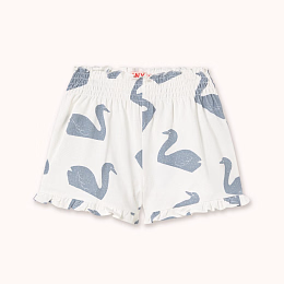 Шорты с принтом лебедей от бренда Tinycottons