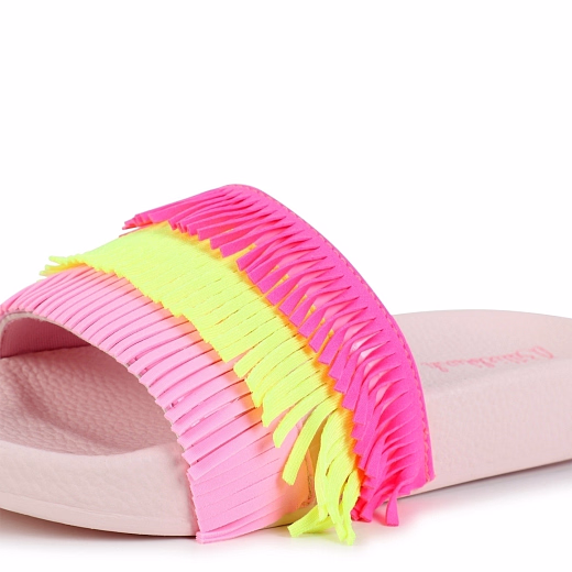 Пантолеты розово-желтые от бренда Billieblush