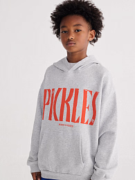 Худи Spicy Pickles grey от бренда Bobo Choses