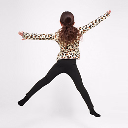 Лонгслив Cheetah Leopard от бренда WeeDo