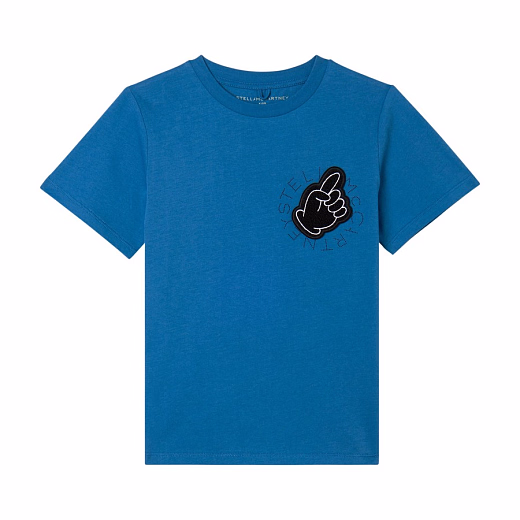 Футболка Glove от бренда Stella McCartney kids Синий