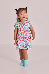 Платье и блумеры с принтом цветов от бренда Boboli