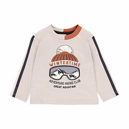 Лонгслив Mountain print от бренда Boboli