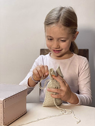 Набор для вязания "Зайчик" от бренда Egmont Toys