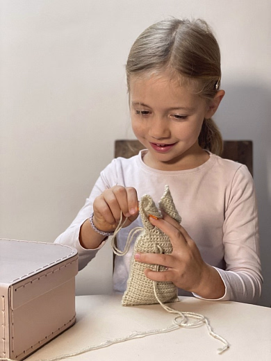Набор для вязания "Зайчик" от бренда Egmont Toys