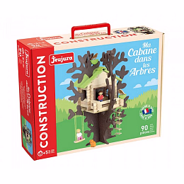 Конструктор из дерева Домик на дереве от бренда Jeujura