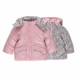 Куртка двусторонняя Pink Flora print от бренда Boboli