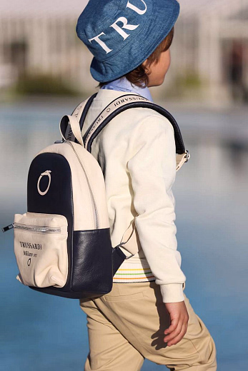 Брюки чинос бежевого цвета от бренда Trussardi