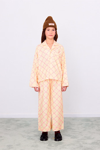 Пижама FLOWER GRID от бренда Tinycottons