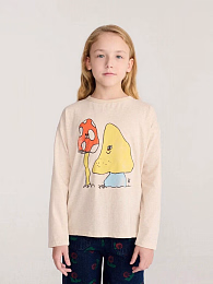 Лонгслив cream Mush Monster Duo от бренда Bobo Choses
