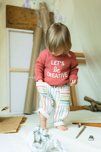 Свитшот Let s be creative от бренда SNUG
