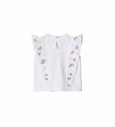 Футболка Amsterdam Flower Market от бренда Original Marines Белый