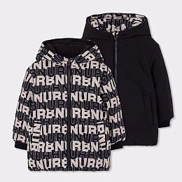 Куртка двусторонняя Letter print от бренда Boboli