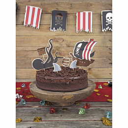 Декор для торта Пираты 6 шт от бренда Tim & Puce Factory