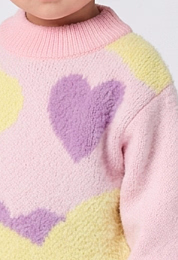 Джемпер с сердцами и легинсами от бренда Billieblush