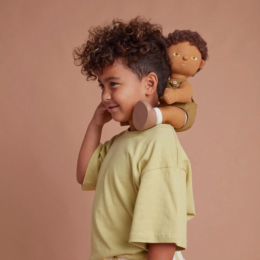 Кукла шарнирная Dinkums Dolls Button от бренда Olli Ella