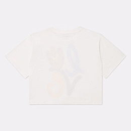 Футболка Love Motif от бренда Stella McCartney kids Молочный