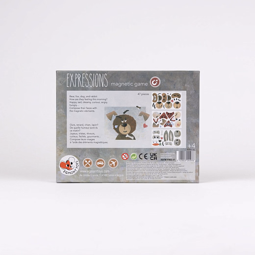 Магнитная игра "Мишкины эмоции" от бренда Egmont Toys