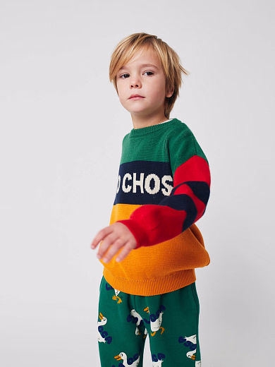 Джемпер Bobo color block от бренда Bobo Choses