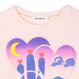 Лонгслив Never Lost Heart от бренда Billieblush