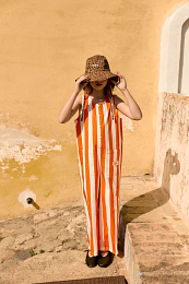 Комбинезон Orange stripes от бренда Tinycottons