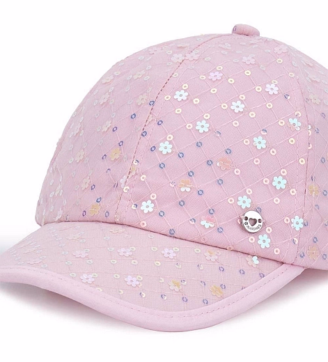Кепка с пайетками pink от бренда Original Marines