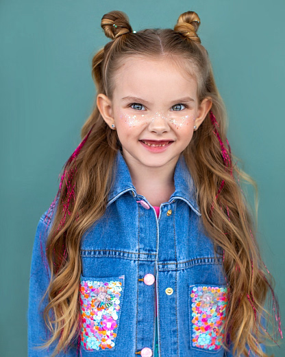 Куртка с карманами в пайетках от бренда Billieblush