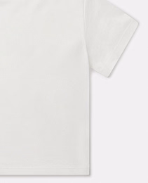 Футболка Milk Woodland Lettering от бренда Stella McCartney kids Молочный