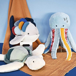 Мягкая игрушка Рыбка - радуга от бренда Histoire d'Ours