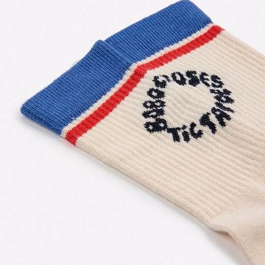 Носки Tic Tac Toe color block от бренда Bobo Choses
