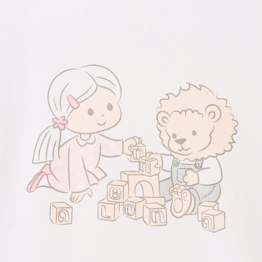 Футболка и ползунки Toys Pink от бренда Anna Leon